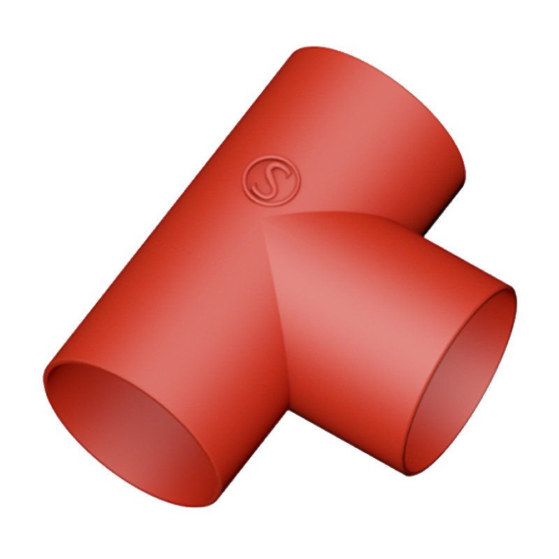 Тройник чугунный SML 88гр. DN 50-50 прямой-1