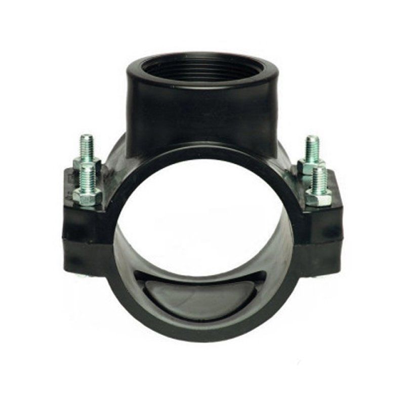 Седелка болтовая для ПЭ Ду160-1/2'' обжимное-муфта-1