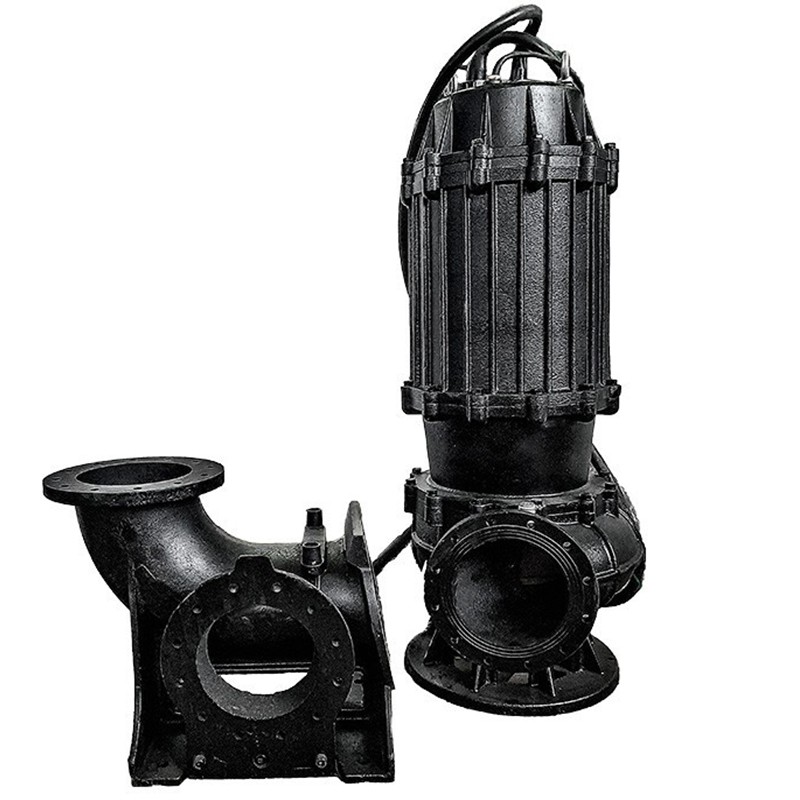 Насос погружной канализационный  CNP 150WQ240-7-7.5AC(I) 7,5кВт 3х380В чугунный без автоматической трубной муфты DN150 кабель 9м 40гр.-2