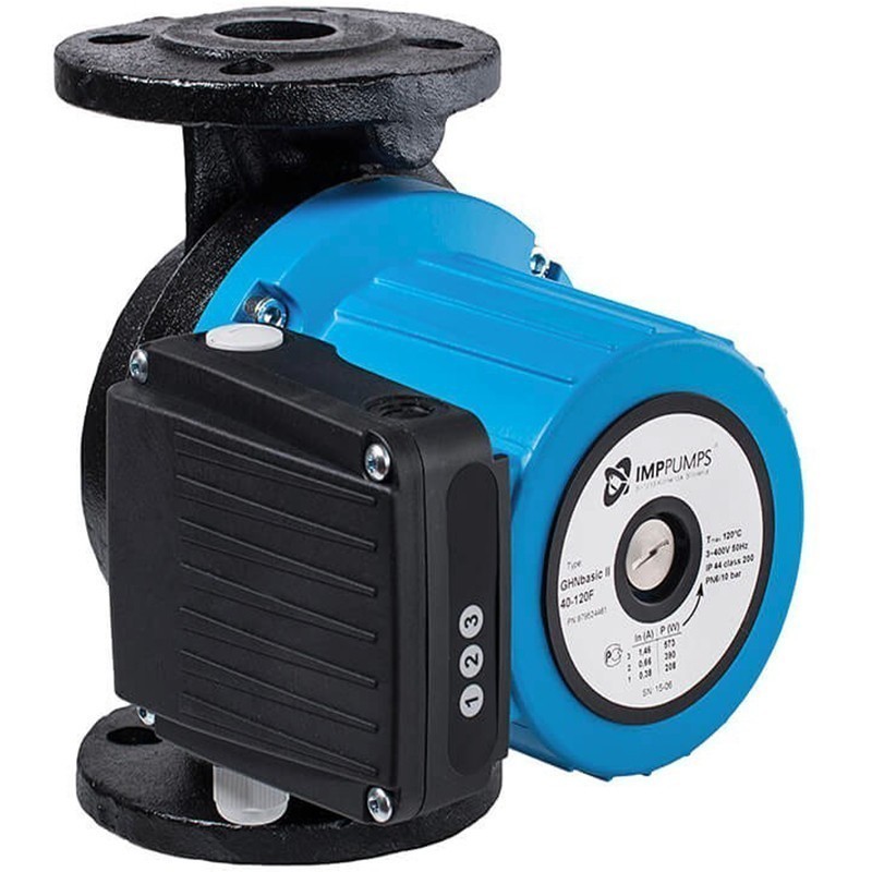 Насос циркуляционный с мокрым ротором GHNbasic II 80-190 F 2272Вт 3х380В 3-скор. фланцевый PN6 120C IMP PUMPS-1