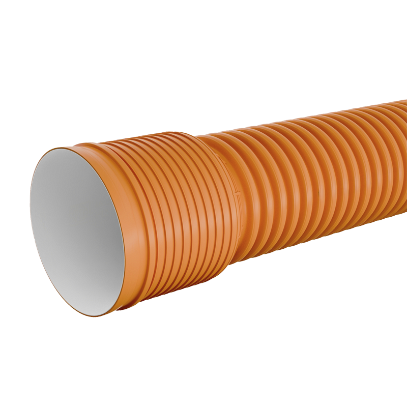 Труба гофрированная ПП 923х800 SN16 6,5м с раструбом FDplast-1