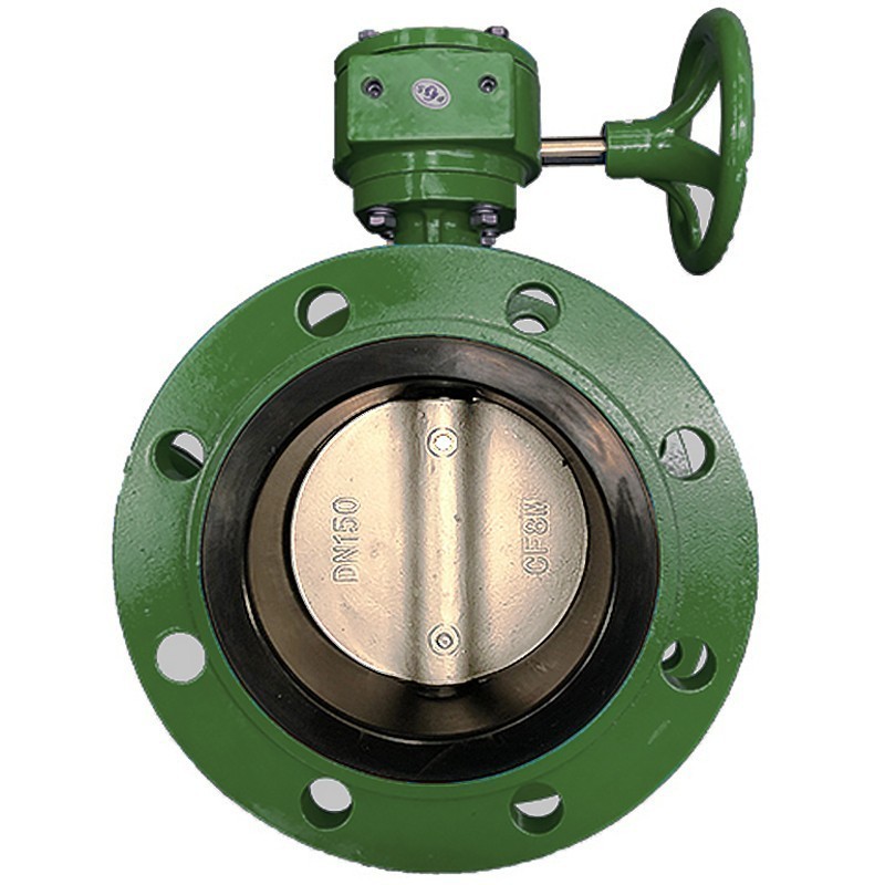 Затвор дисковый поворотный DN 850 PN 16 фланцевый с диском из чугуна уплотнение-EPDM с редуктором GALA Тип.2123-G-1