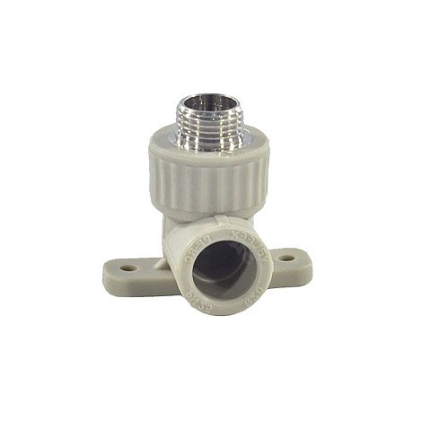 Угольник для смесителя НР VALFEX 20 PN 25 G-3/4'' НР серый купить в Екатеринбурге | "Проконсим"