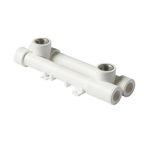 Комплект универсальный настенный ПП 20-1/2'' PN 25 с внутренней резьбой белый Pro Aqua PA60008 купить в Екатеринбурге | "Проконсим"