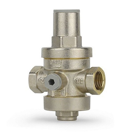Регулятор давления VARMEGA VM127 DN 15 PN25 поршневой под манометр 2,51kv G-1/2'' никелированный купить в Екатеринбурге | "Проконсим"