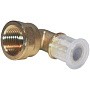 Угольник латунная под надвижную гильзу PEX-ВР 20-1/2" Hipex типS HFWS00058