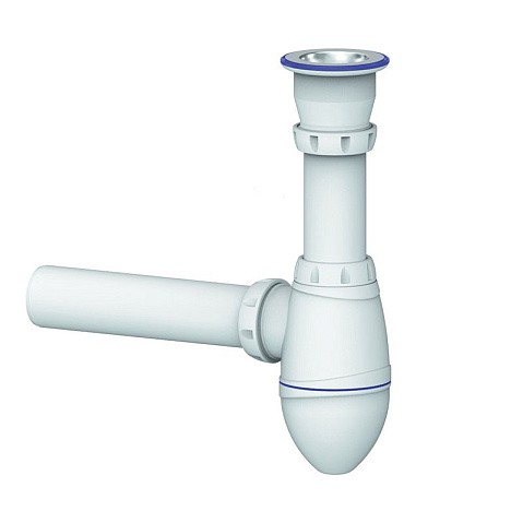 Сифон для умывальника Unicorn А210, 40х40 прямой отвод, 1 1/2'' х40 чаша из нержавеющей стали купить в Екатеринбурге | "Проконсим"