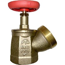Клапан латунный пожарный КПЛУ DN 50 PN 16 угловой 125гр. м-шт Пензапромарматура купить в Екатеринбурге | "Проконсим"