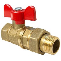 Краны латунные шаровые 11Б27фт1М DN 15-32 PN 40 бабочка американка Valfex.227.LB1 купить в Екатеринбурге | "Проконсим"