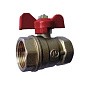Краны латунные шаровые 11Б27п1 DN 20-32 PN 16 однотипные бабочка муфта-муфта купить в Екатеринбурге | "Проконсим"
