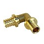 Угольник латунный для PEX труб 20-20 PN 16 S-2,8мм под надвижную гильзу Valfex VF.451.AF купить в Екатеринбурге | "Проконсим"