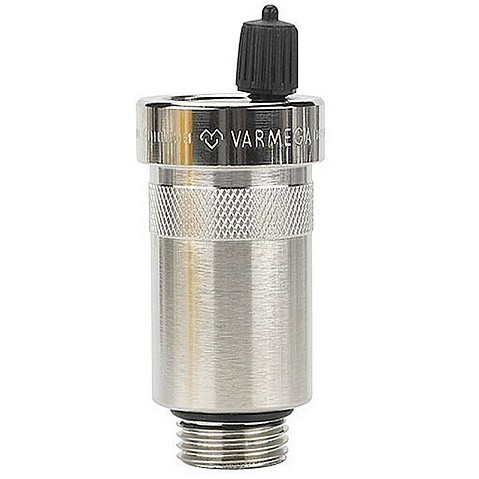 Воздухоотводчик VARMEGA VM134 O-ring DN8 PN10 вертикальный выпуск НР-3/8'' автоматический купить в Екатеринбурге | "Проконсим"