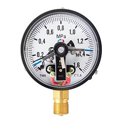  Манометр Росма ТМ-510Р.04 IP54, 100мм, 0-1,6МПа, резьба M20x1,5, с электронной приставкой тип I, радиальный, класс точности 1,5 (930092832) со склада Проконсим в Екатеринбурге
