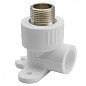 Угольник установочный ПП 25-3/4'' PN 25 с наружной резьбой белый РТП 15108 купить в Екатеринбурге | "Проконсим"