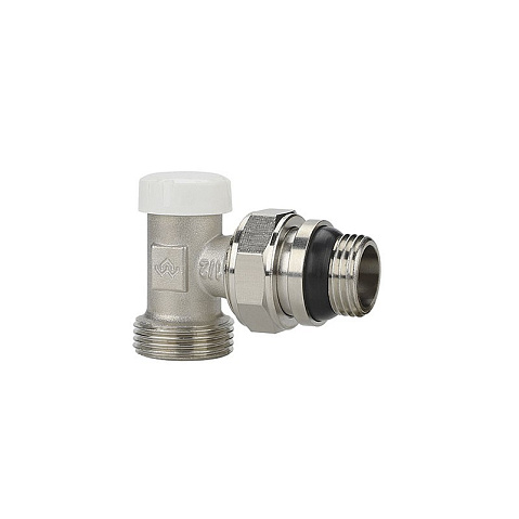 Клапан радиаторный VARMEGA VM10212 DN15x20 PN10 угловой настроечный G-1/2''х3/4'' еврокомус, с уплотнением штуцер купить в Екатеринбурге | "Проконсим"