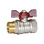 Кран латунный шаровой Temper 88.В-Н.12.Б DN 15 PN 40 бабочка муфта-штуцер купить в Екатеринбурге | "Проконсим"