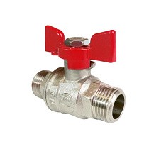 Краны латунные шаровые усиленные 11Б27фт1М DN 15-20 PN 40-63 бабочка штуцер-штуцер Valfex Premium.219.NB1 купить в Екатеринбурге | "Проконсим"