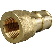 Муфты латунные для PEX труб DN 16-50 PN 10 под надвижную гильзу OP с внутренней резьбой ONE PLUS купить в Екатеринбурге | "Проконсим"