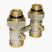 Узелы нижнего подключения Vekotrim DN 15 PN 10 прямой для двухтрубной системы радиаторов купить в Екатеринбурге | "Проконсим"