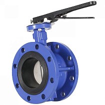 Затворы чугунные дисковые DN 50-200 PN 10(16) фланцевые с чугунным диском рычаг СибЗТА купить в Екатеринбурге | "Проконсим"