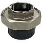 Муфта разборная НПВХ DN 32-1" PN 16 клеевая с внутренней латунной резьбой черная Aquaviva AQVBBD32F купить в Екатеринбурге | "Проконсим"