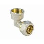 Угольник латунный для PEX труб 16-1/2'' PN 10 обжимной никелированный Valfex VF.352.N  купить в Екатеринбурге | "Проконсим"
