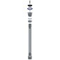 Сифон гофрированный Unicorn D240, 40х50 гибкий отвод, 1 1/2'' х40 чашка из нержавеющей стали, 1500мм купить в Екатеринбурге | "Проконсим"