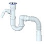 Сифон для умывальника Unicorn Y320V, 40х50 гибкий отвод, 1 1/2'' х40 чаша из нержавеющей стали с отводом для стиральной машины купить в Екатеринбурге | "Проконсим"