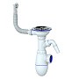 Сифон для мойки Unicorn В431V, без отвода, 3 1/2'' х40 с отводом для стиральной машины, круглый перелив купить в Екатеринбурге | "Проконсим"