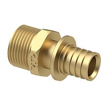 Муфты латунные для PEX труб DN 16-40 PN 16 под надвижную гильзу с наружной резьбой РосТурПласт купить в Екатеринбурге | "Проконсим"
