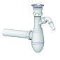 Сифон для умывальника Unicorn А310V, 40х40 прямой отвод, 1 1/2'' х40 чаша из нержавеющей стали с отводом для стиральной машины купить в Екатеринбурге | "Проконсим"
