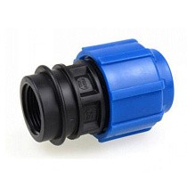 Муфты компрессионные для ПЭ DN 20-110 PN 16 обжимные с внутренней резьбой купить в Екатеринбурге | "Проконсим"