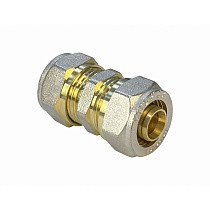 Муфты латунные для PEX труб DN 20-32 PN 10 переходные обжимные никелированные Valfex VF.303.N купить в Екатеринбурге | "Проконсим"