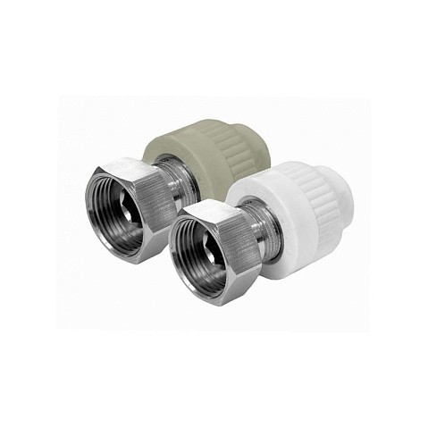 Муфта комбинированная с накидной гайкой VALFEX 20 PN 25 G-3/4'' серая купить в Екатеринбурге | "Проконсим"