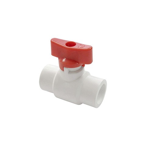 Краны шаровые ПП DN 20-25 PN 25 полупроходные белые с красной ручкой Valfex купить в Екатеринбурге | "Проконсим" Краны шаровые ПП DN 20-25 PN 25 полупроходные белые с красной ручкой Valfex купить в Екатеринбурге | "Проконсим"