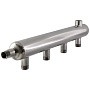 Коллектор распределительный из нержавеющей стали DN50 PN16 вход 15-20 10 выходов НР 3/4'' универсальный PLP