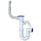 Сифон для мойки Unicorn Y441V, 1 1/2'' х40 без отвода, круглый перелив  с отводом для стиральной машины купить в Екатеринбурге | "Проконсим"