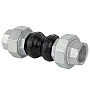 Компенсатор EPDM с оцинкованными чугунными резьбовыми патрубками DN 50 PN 16 Рашворк 505-050-16 купить в Екатеринбурге | "Проконсим"