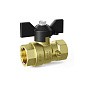 Кран латунный шаровой DN 15 PN 16 под манометр G1/2''хG1/2'' муфта-муфта бабочка LD Pride 44.340.15 купить в Екатеринбурге | "Проконсим"