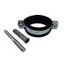 Хомут стальной оцинкованный 3/8'' (15-19) М8 с крепежом (шпилька и дюбель) купить в Екатеринбурге | "Проконсим"