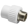 Муфта комбинированная ПП 20-1/2'' PN 25 с наружной резьбой белая VALFEX  купить в Екатеринбурге | "Проконсим"