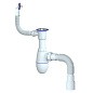 Сифон для мойки Unicorn В423, 40х50 гибкий отвод, 1 1/2'' х40 чаша из нержавеющей стали, круглый перелив, со смещением купить в Екатеринбурге | "Проконсим"