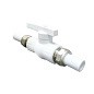 Кран шаровой полнопроходной VALFEX 25 PN 25 с двусторонним разъемным соединением белый купить в Екатеринбурге | "Проконсим"