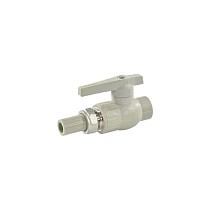 Краны шаровые ПП DN 20-32 PN 25 с односторонним разъемным соединением серые Valfex купить в Екатеринбурге | "Проконсим"