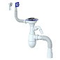 Сифон для мойки Unicorn В427, 40х50 гибкий отвод, 3 1/2'' х40 с отводом для стиральной машины, круглый и прямоугольный перелив купить в Екатеринбурге | "Проконсим"