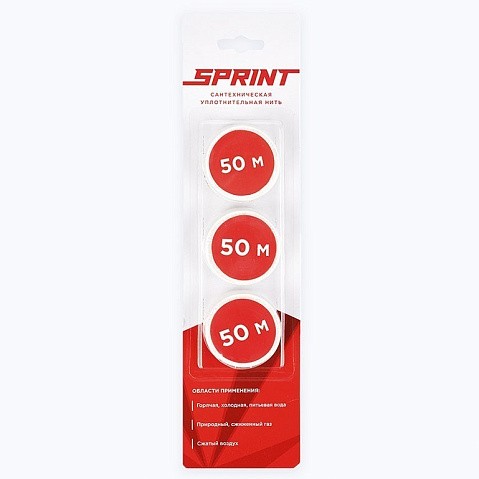 Уплотнительная нить Sprint набор катушек 3х50м, блистер купить в Екатеринбурге | "Проконсим"