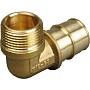 Угольник латунный для PEX труб 16-1/2'' PN 10 OP под надвижную гильзу с наружной резьбой ONE PLUS купить в Екатеринбурге | "Проконсим"