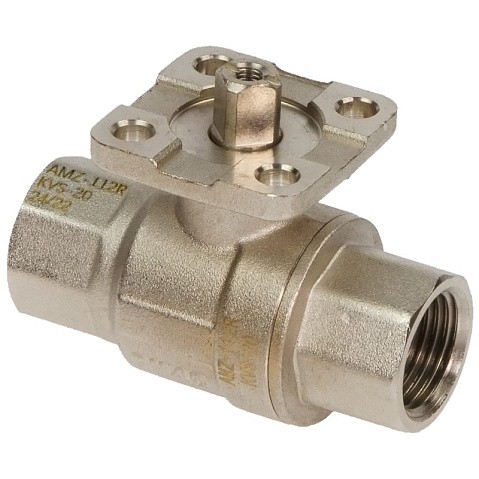 Краны латунные шаровые двухходовые DN 15-50 PN 25-40 никелированные под привод РИДАН AMZ-112R купить в Екатеринбурге | "Проконсим" Краны латунные шаровые двухходовые DN 15-50 PN 25-40 никелированные под привод РИДАН AMZ-112R купить в Екатеринбурге | "Проконсим"