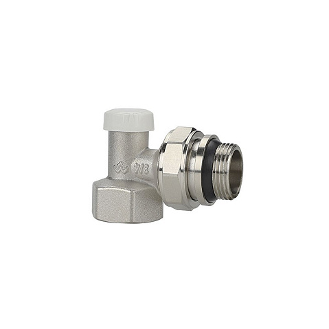 Клапан радиаторный VARMEGA VM10213 DN20 PN10 угловой настроечный G-3/4'' с уплотнением муфта-штуцер купить в Екатеринбурге | "Проконсим"