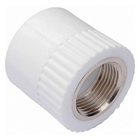 Муфта комбинированная ПП 40-1 1/4'' PN 25 под ключ с внутренней резьбой белая РТП 10658 купить в Екатеринбурге | "Проконсим"